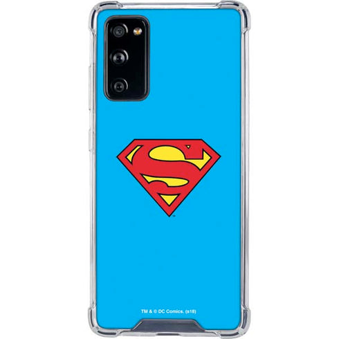 DC Comics Superman Official Logo Galaxy S20 FE Clear Case